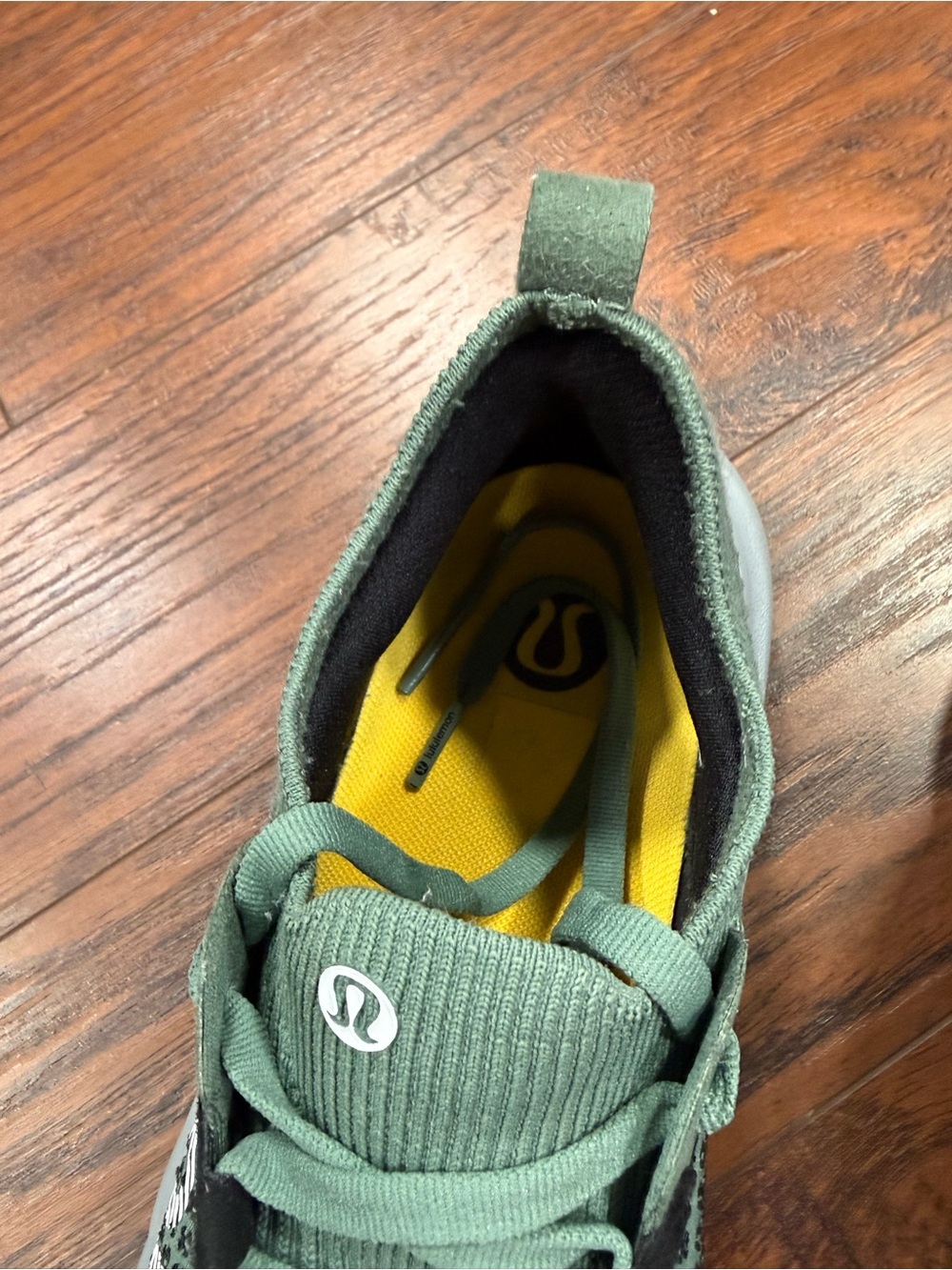 Lululemon Green & Yellow Athletic Sneakers - Picture 12 of 16